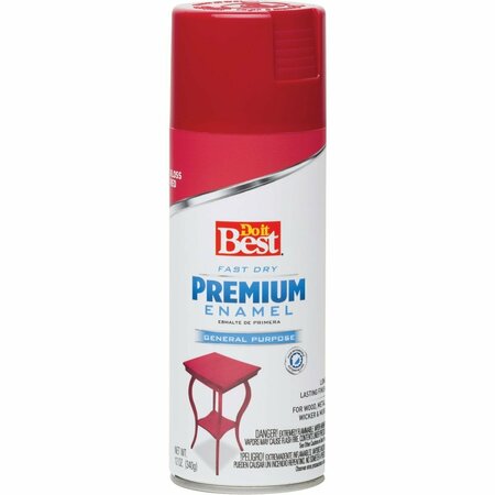 ALL-SOURCE Premium Enamel 12 Oz. Gloss Spray Paint, Red 203465D